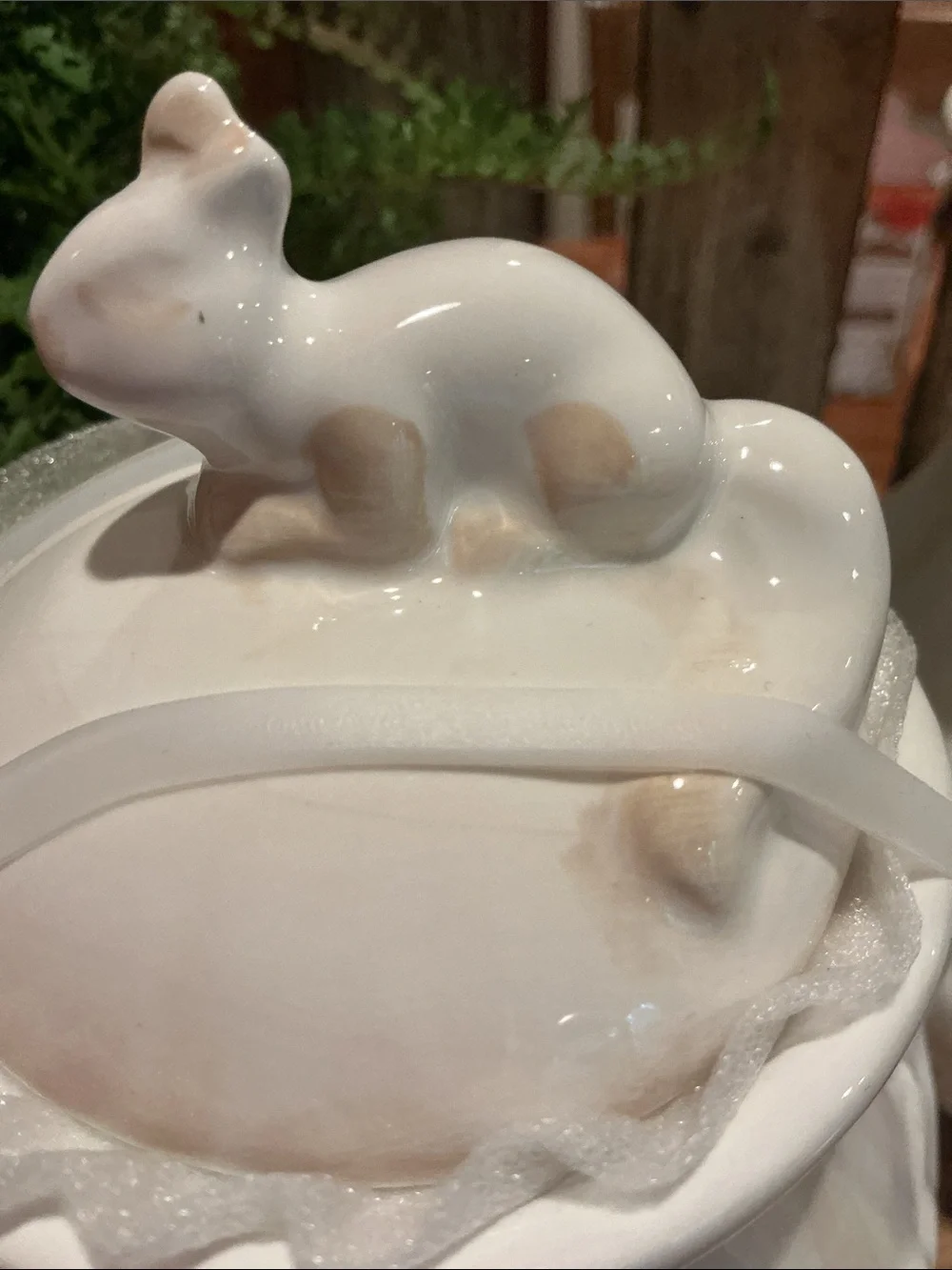 Fall Squirrel Cream and Sugar Set